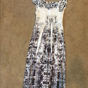 Off the shoulder maxi dress